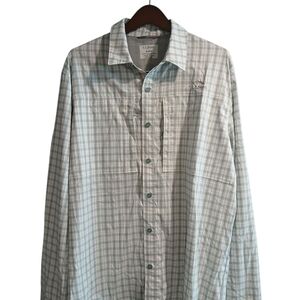 L.L. Bean Plaid Button Down Shirt